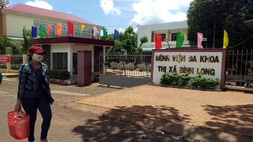 Bệnh viện đa khoa thị xã Bình Long, nơi xảy ra việc trao nhầm trẻ sơ sinh 3 năm trước.