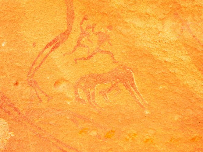 Khám phá bất ngờ về dấu "bàn tay trẻ em" 8.000 năm tuổi ở Wadi Sura II - H2