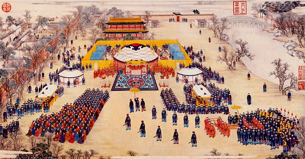 Bữa tiệc khao quân của Hoàng đế trong cuộc nổi dậy Huibu (1758-1759)