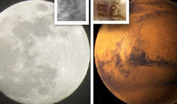 Số 58 được khắc lên bề mặt sao Hỏa và Mặt Trăng chứng minh sự tồn tại của người ngoài hành tinh?