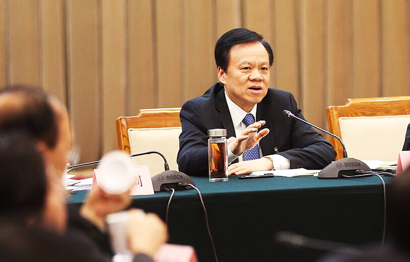 Bí thư Thành ủy Trùng Khánh Trần Mẫn Nhĩ sẽ "nhập thường" tại Đại hội 19 của Đảng Cộng sản Trung Quốc. (Ảnh: Huanqiu)