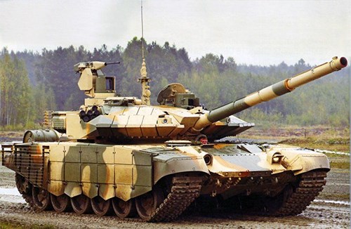 Xe tăng T-90 của Nga – Nhỏ, nhưng có "võ". Ảnh internet