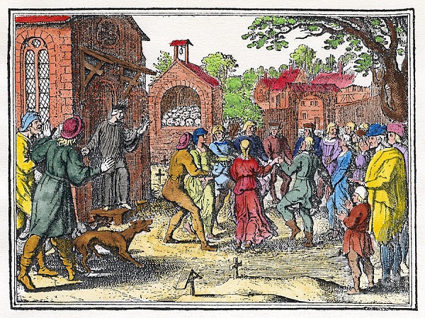Hội chứng cuồng nhảy múa diễn ra tại châu Âu trong khoảng thời gian từ thế kỷ 14 đến thế kỷ 17. Ảnh: Internet