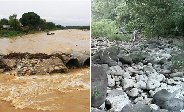 Hàng nghìn người Mexico đã hết sức sửng sốt khi phát hiện dòng sông Atoyac rộng mênh mông nay bỗng “mất tích” chỉ trong một đêm.