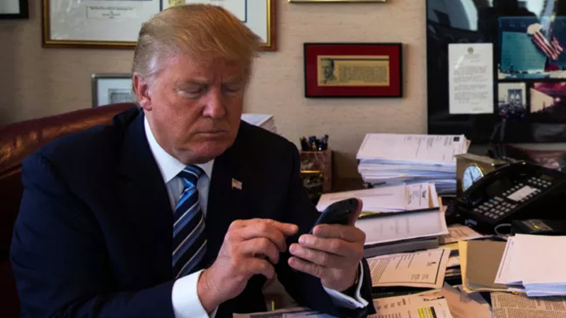 Tổng thống Trump có thể từng dùng Galaxy S3. (Ảnh: Gettyimages)