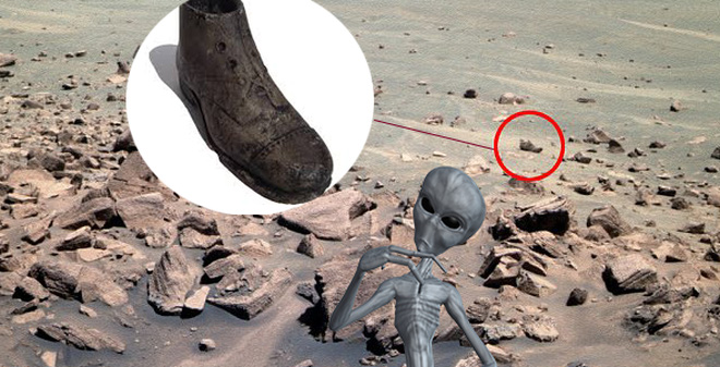 Nghi vấn chiếc giày của người ngoài hành tinh bỏ quên trên Sao Hỏa - H1