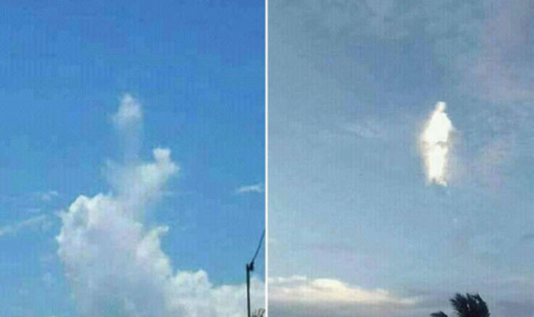 Đám mây hình Đức Mẹ phát sáng ngay giữa ban ngày ở Tonga