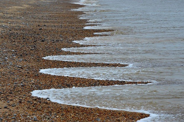 Chỏm bãi biển ở vịnh Ringstead, Dorset, Anh