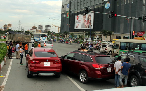 Hiện trường vụ tai nạn. Ảnh: Hải Hiếu