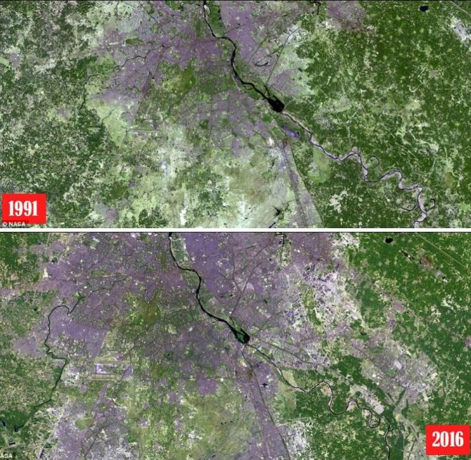 Loạt ảnh sốc của NASA cho thấy sự thay đổi mạnh mẽ của Trái Đất.2
