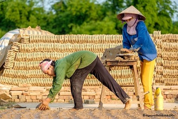 Nghề làm ngói cổ ở Thạch Thất.