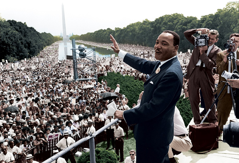 Martin Luther King - Nhà hoạt động dân quyền người Mỹ gốc Phi nổi tiếng. (Ảnh: Imgur)