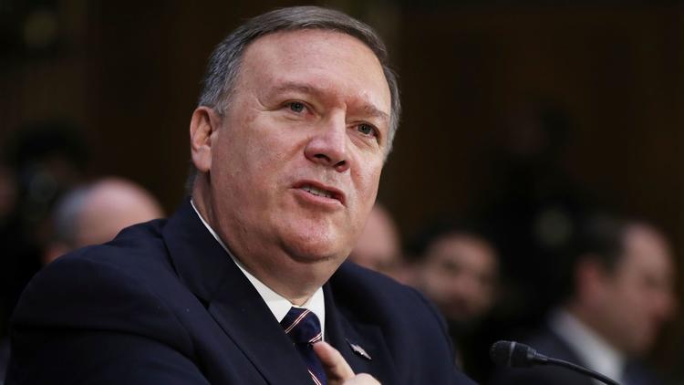 Giám đốc CIA Mike Pompeo ủng hộ giải pháp lật đổ ông Kim Jong-un. (Ảnh: Los Angeles Times)