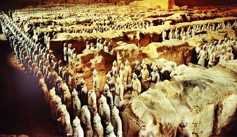 Những giai thoại kỳ bí quanh lăng mộ Tần Thủy Hoàng. 3