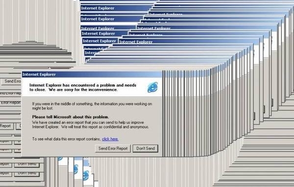 Tín đồ công nghệ những năm 90 hẳn còn nhớ hình ảnh này. Những thế hệ Windows đời mới bây giờ đâu còn "đơ" theo kiểu nghệ thuật như thế này nữa. 