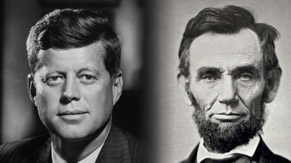 2 vị cố Tổng thống Mỹ Abraham Lincoln và John F. Kennedy.