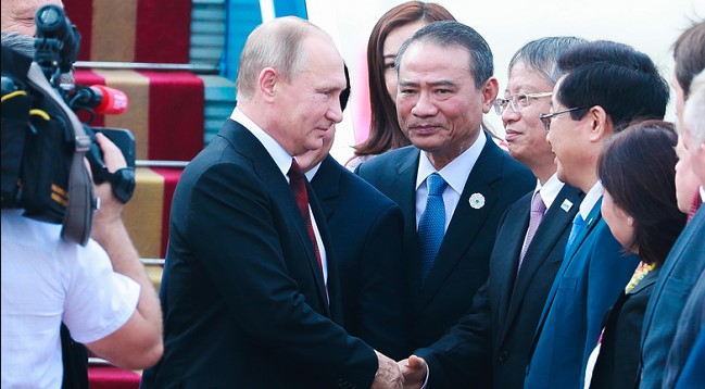 Tổng thống Nga đến Đà Nẵng dự Tuần lễ Cấp cao APEC 2017