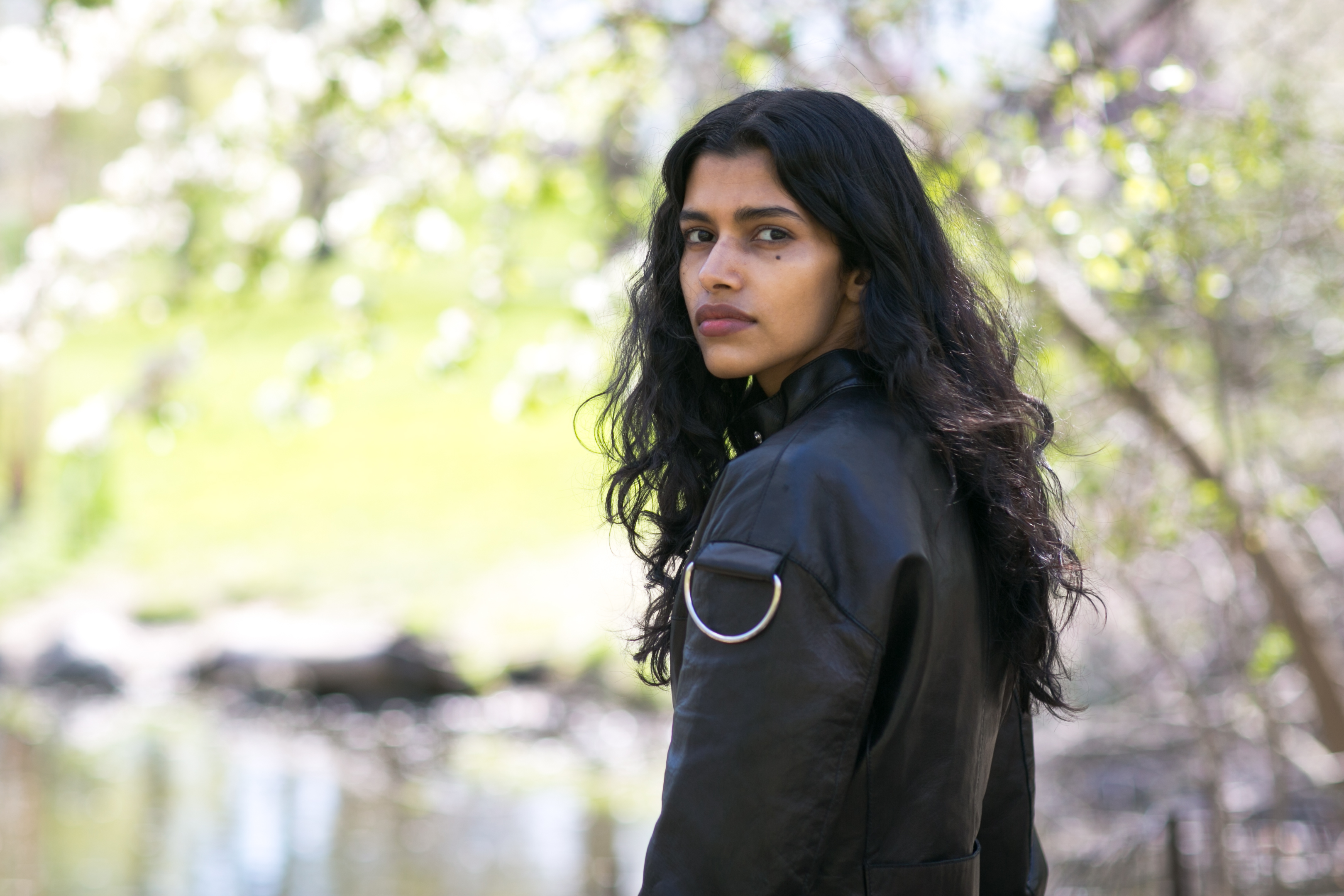 Siêu người mẫu người Ấn Độ định cư ở New York: Pooja Mor (Ảnh: Epoch Times)