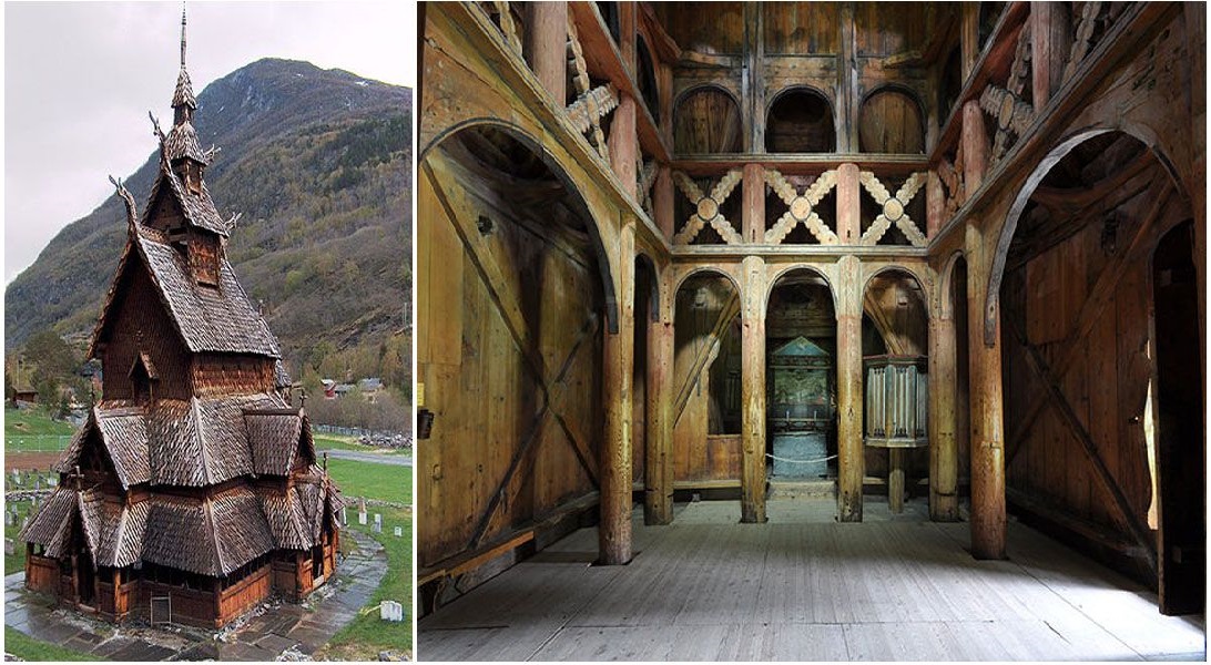 Kiến trúc của người Viking mang những nét độc đáo của văn hóa Scandinavia thời trung cổ. (Ảnh qua Pinterest)