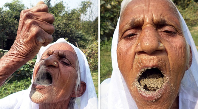 Cụ bà 78 tuổi ăn cát thay cơm trong suốt 6 thập kỷ