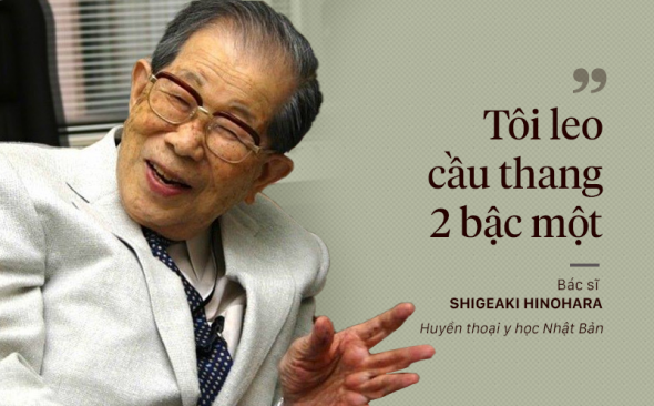 Tiến sĩ quá cố Shigeaki Hinohara là một trong những bác sĩ hành nghề lâu năm nhất thế giới và được tôn vinh là huyền thoại y học của nước Nhật.