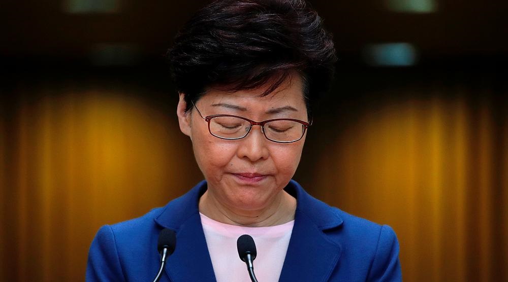 Trưởng đặc khu Hong Kong Carrie Lam. (Ảnh: Reuters)