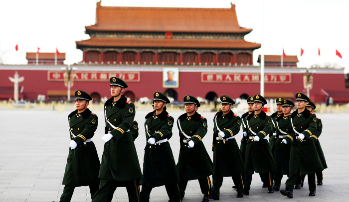 Đại lễ duyệt binh 1/10 tại Trung Quốc đang cận kề, hiện nhiều nơi tại Trung Quốc đã chuẩn bị sẵn sàng trong tư thế "chiến đấu". 