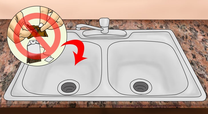 12 thứ mà bạn tuyệt đối không nên vất xuống bồn rửa bát