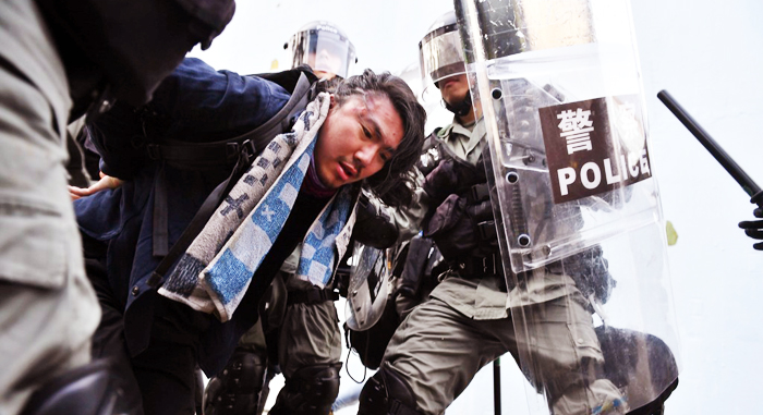 Cảnh sát Hồng Kông đang gia tăng trấn áp đối với người biểu tình. 
