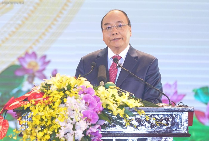 Thủ tướng Nguyễn Xuân Phúc phát biểu tại buổi Lễ.