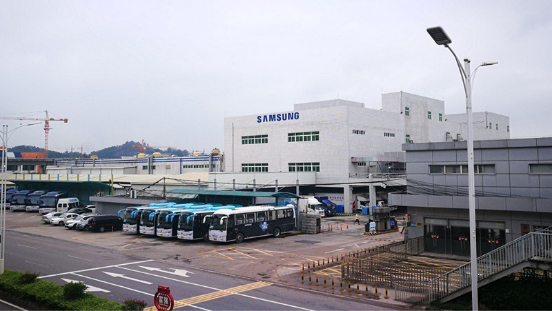 Nhà máy tại Huệ Châu của Samsung mở cửa vào tháng 8/1992. 