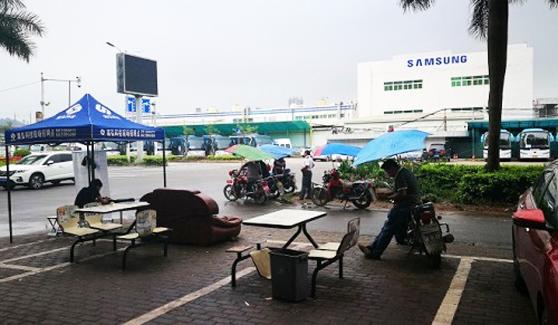 Người dân Huệ Châu mong muốn chính quyền địa phương tìm được nhà sản xuất khác thế chỗ Samsung để tiếp tục duy trì hoạt động kinh doanh. 