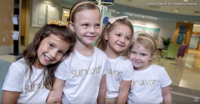 Tình bạn đặc biệt giúp 4 em bé chiến thắng căn bệnh ung thư