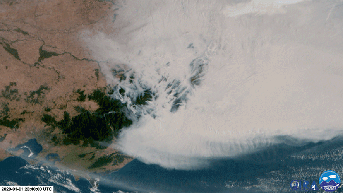Thảm họa cháy rừng tại Úc nhìn từ không gian ngoài Trái Đất - ảnh 5