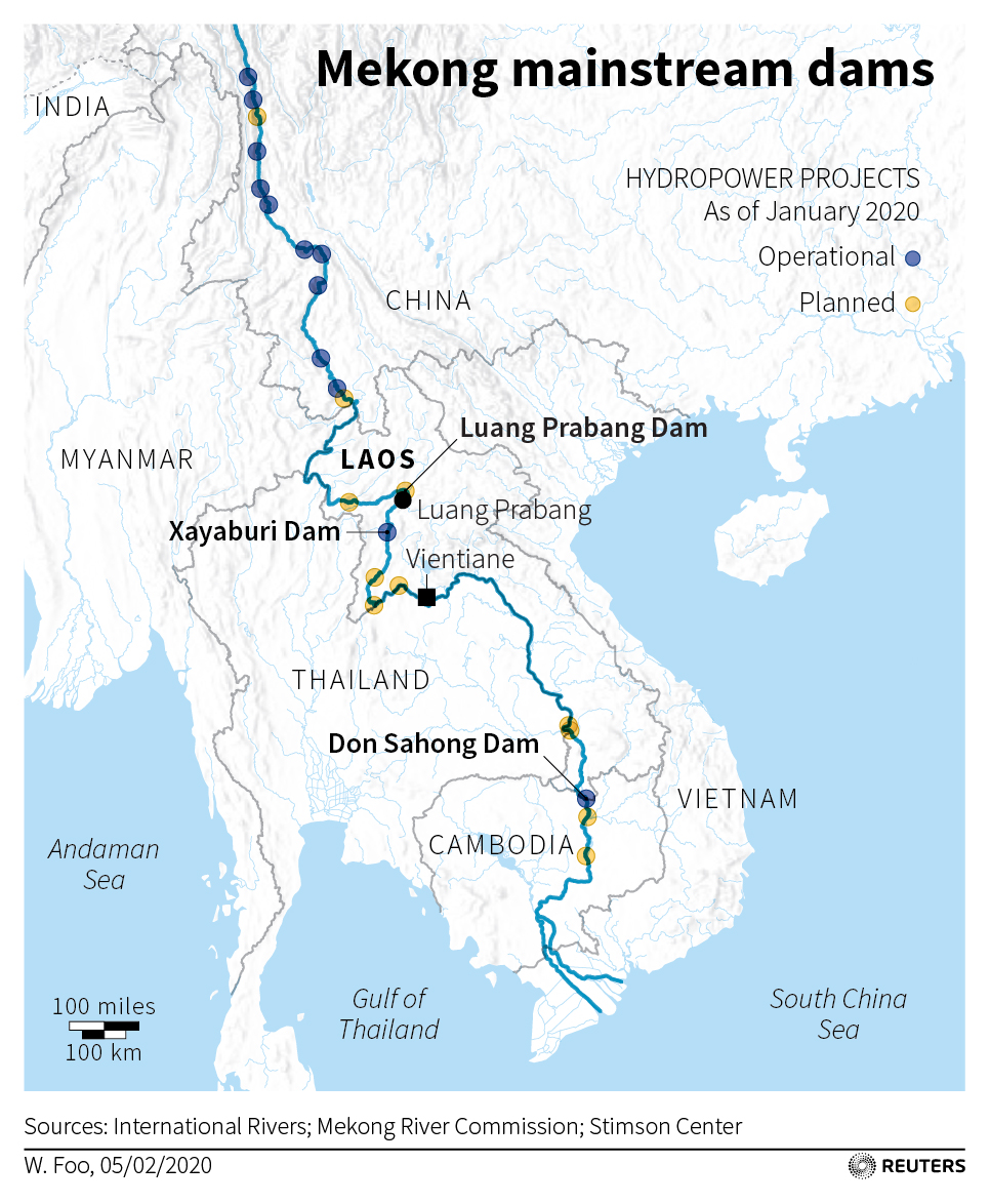Trung Quốc tuyên bố xả đập thủy điện, nhưng nước không tới được ĐBSCL