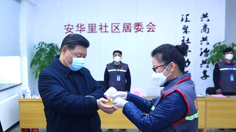 Tập Cận Bình đeo khẩu trang đến Bắc Kinh thị sát lần 2, tiết lộ nguyên nhân Tập từ chối đến Vũ Hán (ảnh 3)