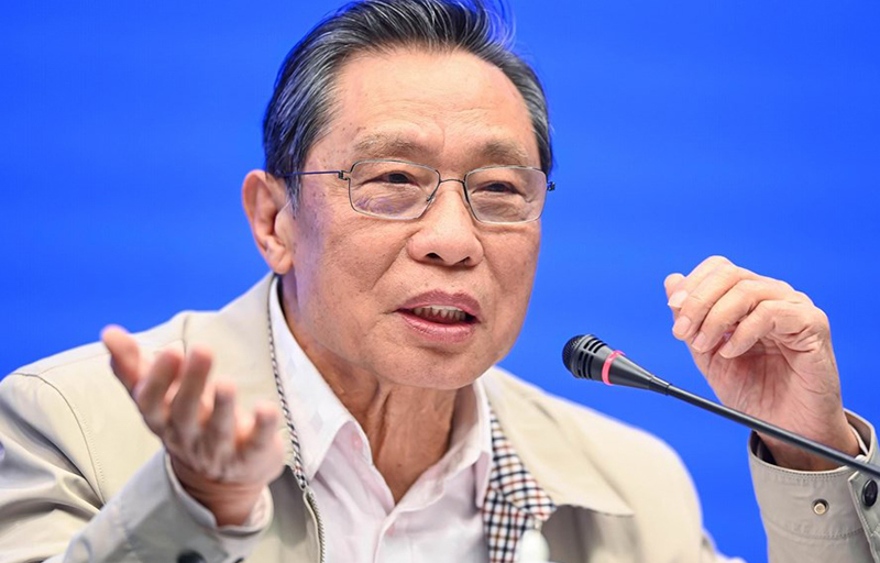 Chung Nam Sơn, lãnh đạo nhóm chuyên gia cấp cao của Ủy ban Y tế và Sức khỏe Quốc gia Đảng Cộng sản Trung Quốc. (Ảnh qua Tin247)