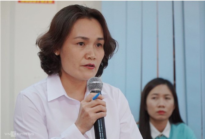 Bà Lê Hồng Hạnh, Thẩm phán chủ tọa phiên tòa phúc thẩm khẳng định 'không xử oan' ông Lê Hữu Phước. (Ảnh qua vnexpress)