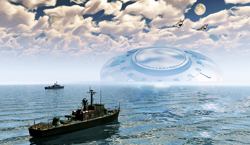 Hải quân Nga tiết lộ về tài liệu giải mật: UFO thích ẩn mình trong nước