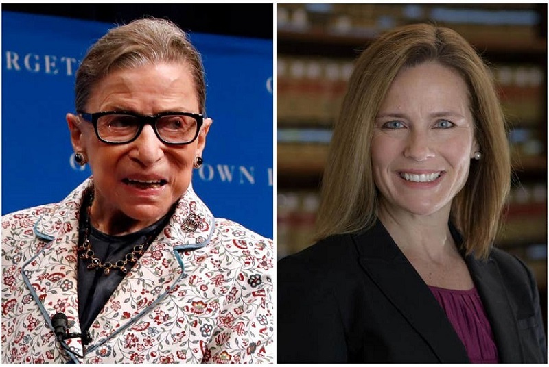 Tổng thống Trump ngày 26 tuyên bố đề cử Thẩm phán của phe Bảo thủ Amy Coney Barrett thay thế bà Ginsburg, đây là vị thẩm phán thứ ba được Trump đề cử, điều này rất hiếm thấy trong lịch sử các đời Tổng thống Mỹ