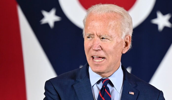 Ứng cử viên đản Dân chủ Joe Biden phát biểu tại một sự kiện vận động cử tri ở Cincinnati, Ohio, vào ngày 12/10/2020