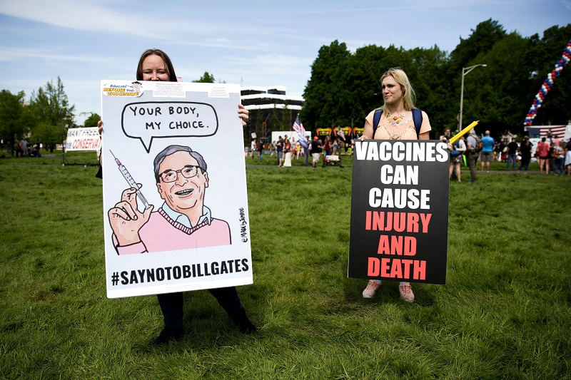 Nhiều người Mỹ phản đối tiêm vaccine, họ cho rằng đó có thể là nguyên nhân gây tổn thương, thậm chí là tử vong