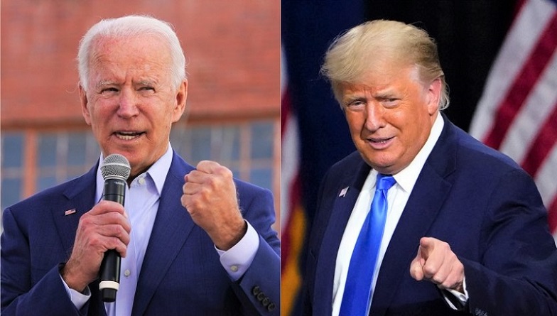 Tổng thống Donald Trump và ứng cử viên đảng Dân chủ Joe Biden