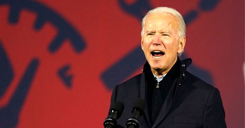 Joe Biden trong một buổi vận động trước thềm bầu cử