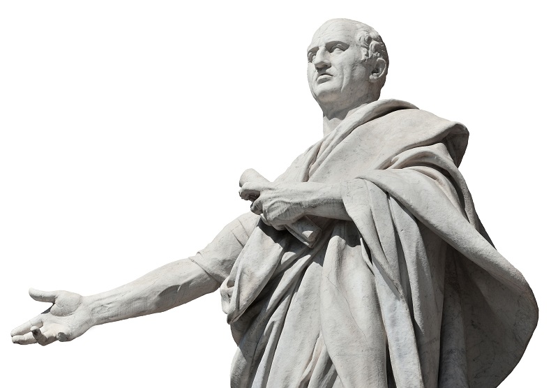 Tượng miêu tả Marcus Tullius Cicero