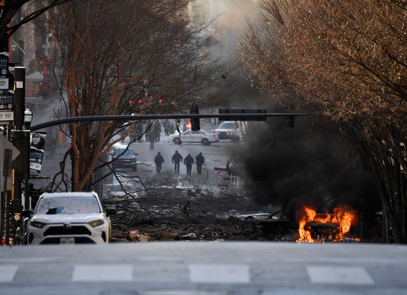 Cảnh sát Mỹ: Vụ nổ lớn ở Nashville là hành động cố ý - Ảnh 1
