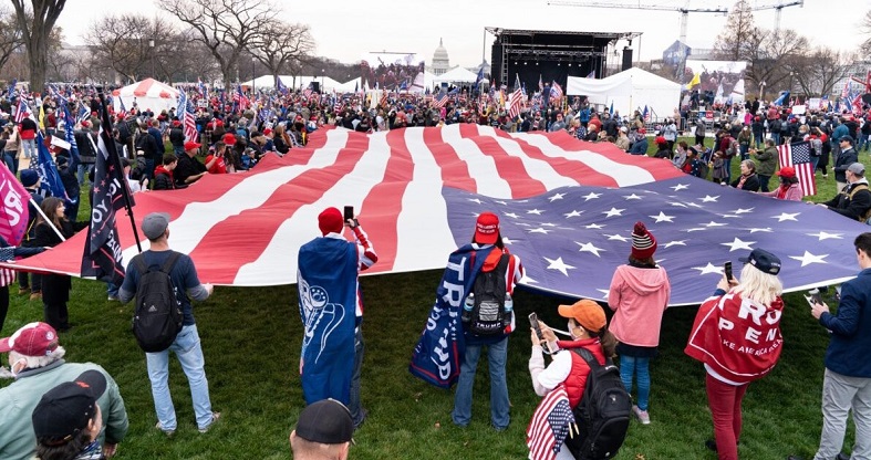 Những người ủng hộ Tổng thống Donald Trump biểu tình ở Washington, vào ngày 12/12/2020