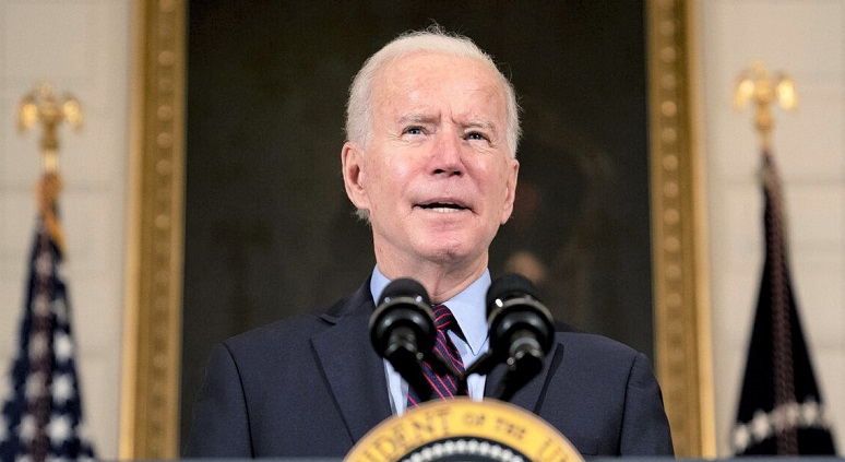 Tổng thống Joe Biden phát biểu tại Nhà Trắng vào ngày 5/2/2021